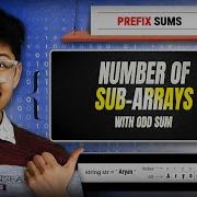 1524 Number Of Sub Arrays With Odd Sum Prefix Sums Arrays