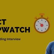 Machine Coding Interview Adobe Stopwatch Using React