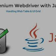 3 Selenium WebDriver Handling Web Table UI Grid