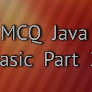 MCQ Java Basic Part 2