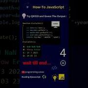 How To Code JavaScript Q 219 Try Solve Guess The Output Shorts Coding Programming Javascript