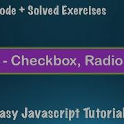 Complete Javascript Course Lesson 14 Input Checkbox Radio DOM Manipulation With Javascript