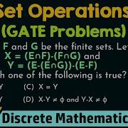 Set Operations GATE Problems