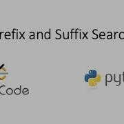 Leetcode Prefix And Suffix Search Python