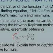 Lecture Newton Method For One Dimensional Optimization Theory Part 2 Of 2