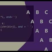84 Alphabet Triangle Pattern Without Any Pre Defined Method Using While Loop In Python