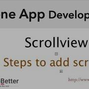 Scrollview How To Add Scrolling In Iphone App IPhone App Development