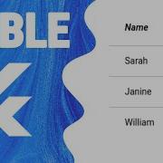 Flutter Table Widget