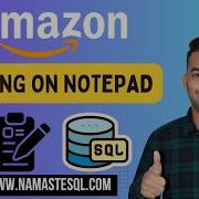 Solving An Amazon SQL Interview Question On Notepad