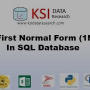 Learning First Normal Form 1NF Database Normalization SQL For Beginner