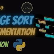 Merge Sort Implementation In Python At A Glance Mergesort