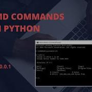 HOW TO RUN CMD COMMANDS IN PYTHON USING PYTHON OS MODULE