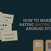How To Make Rating Star Rating Bar In Android Studio Kotlin