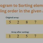 Java Program To Sorting Array In Ascending Order