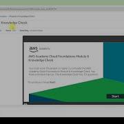 Module 6 Knowledge Check AWS Compute AWS Academy AWS Cloud Foundations Amazon AWS