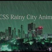 Pure CSS Rainy City Animation Rain Effect Only HTML And CSS