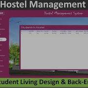 9 Hostel Management System In C C Sharp All Student Living Design And Back End Coding