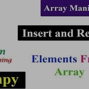 Array Manipulation Insert And Delete Function NumPy Tutorials Python Programming