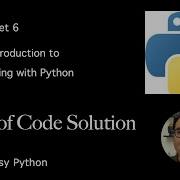 Lines Of Code Solution Problem Set 6