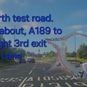 Gosforth Test Route Newcastle Spiral Roundabout A189 To Turn Right 3rd Exit Sandy Lane