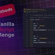 Vanilla JavaScript Challenge Array Methods