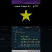 How To Create Star By CSS Using Clip Path Shorts Shorts Viral Coding Shorts