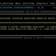 COBOL Practical 1 Reverse A String Using Cobol
