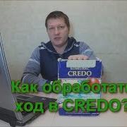 ОБРАБОТКА ХОДА В CREDO КРЭДО
