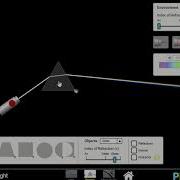 Creating A Spectrum Using A Triangular Prism In The Phet Simulation