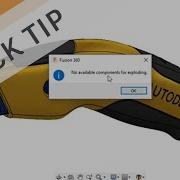 QUICK TIP No Available Components For Exploding