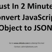 How To Convert JavaScript Object To JSON String