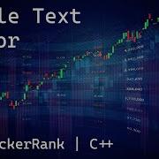 HackerRank C Solution Simple Text Editor
