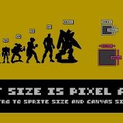 What Size Is Pixel Art Intro To Sprite And Canvas Size