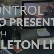 Control Pro Presenter With Ableton Live