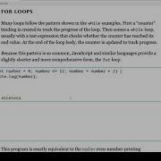 Eloquent JavaScript Read Along Program Structure 012 For Loops