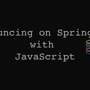 Bouncing A Character With JavaScript Part2 Jump On Springs