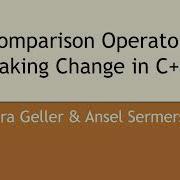 Comparison Operators Breaking Change In C 20