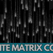 The Matrix White Binary Falling Rain Code Screensaver 4 Hours Screensaver Live Wallpaper HD 4K