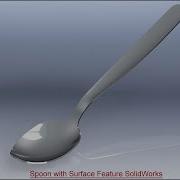 SolidWorks Surface Modelling Tutorial Design A Steel Spoon In SolidWorks