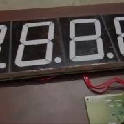 Big 4 Inch 4 Digit LED Display System Using AVR ATmega8