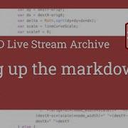Fixing Up The Markdown Editor Developing Node Red Stream 5th October 2020