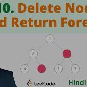 1110 Delete Nodes And Return Forest Java Leetcode Hindi