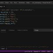 Adding And Deleting Array Elements JavaScript