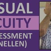 Visual Acuity Test With Snellen Eye Chart Exam Cranial Nerve 2 Assessment Nursing