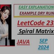 Spiral Matrix IV Leetcode 2326 Java Code Developer Coder