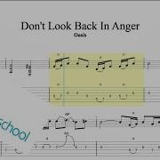 Don T Look Back In Anger Rockschool Hot Rock Grade 4 Guitar
