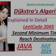 Second Minimum Time To Reach Destination Leetcode 2045 Dijkstra Algorithm Java Developer Coder