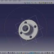 CATIA V5 For Beginners Circular Pattern Flange Pad Pocket 6
