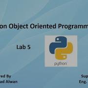 Object Oriented Programming Lab 5