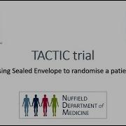 TACTIC Trial How To Use Sealed Envelope And Randomise A Patient